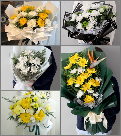 江苏泰州泰兴市广陵镇通靖村白事花束代送